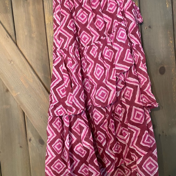 Banjanan Geo Wrap Midi Skirt - Picture 3 of 5